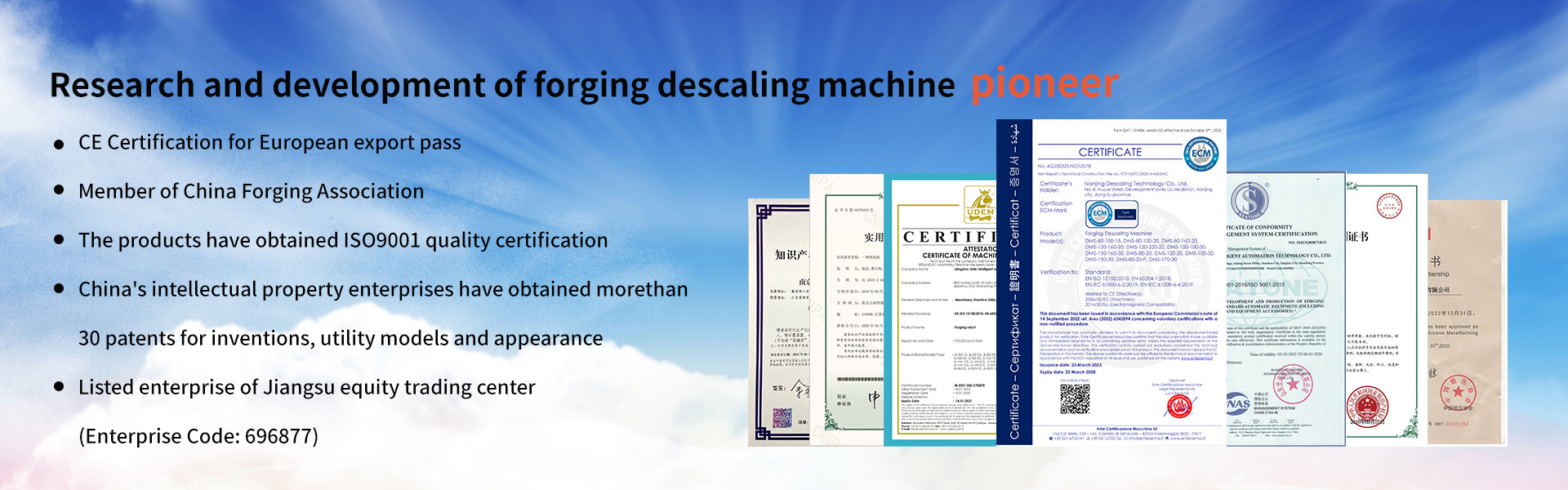 Hot Forging Surface Treatment CE Approved Forge Descaling Machine